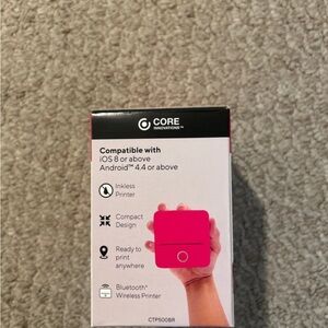 Pink Bluetooth Printer